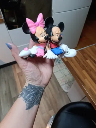 Figuras Mickey y Minnie 3D