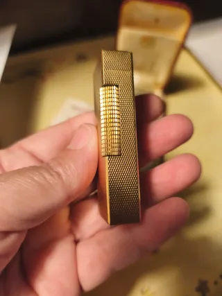 Mechero Dunhill Rollagas Dorado