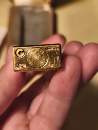 Mechero Dunhill Rollagas Dorado