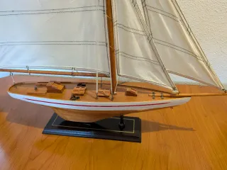 Maqueta velero de madera Columbia America's Cup