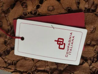 Pantaloni Compagnia Italiana ricamo taglia 38