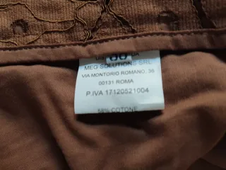 Pantaloni Compagnia Italiana ricamo taglia 38