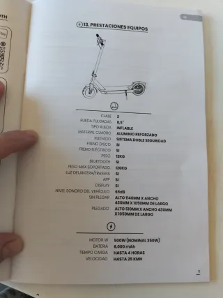 Patín Eléctrico Olsson Fresh Wild Red homologado