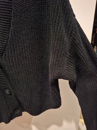 Cardigan Tezenis nero L cotone acrilico