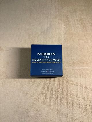 Swatch x Omega Mission T Earthphase Moonshine Gold