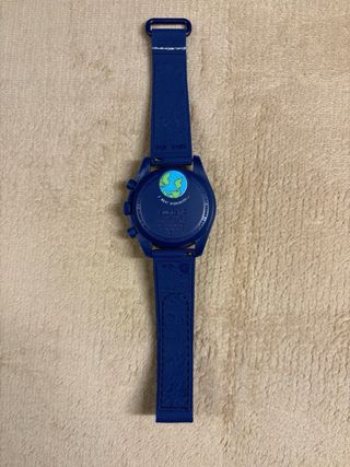 Swatch x Omega Mission T Earthphase Moonshine Gold