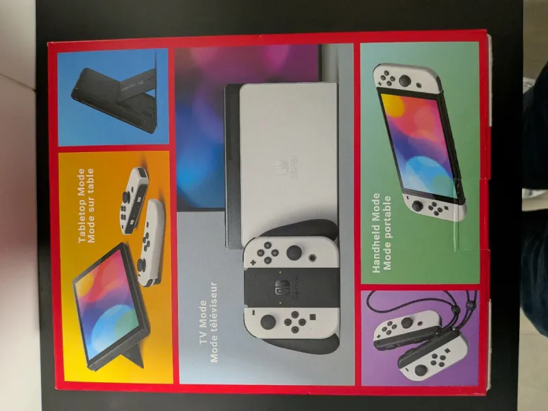 Nintendo Switch OLED Blanca y Negra afbeelding 2