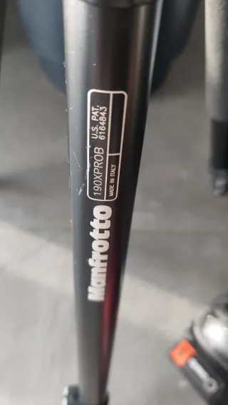 Trípode y rótula Manfrotto