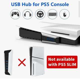 Hub USB PS5 Nero/Bianco