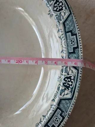 Vajilla antigua Saint Amand Loza Francesa