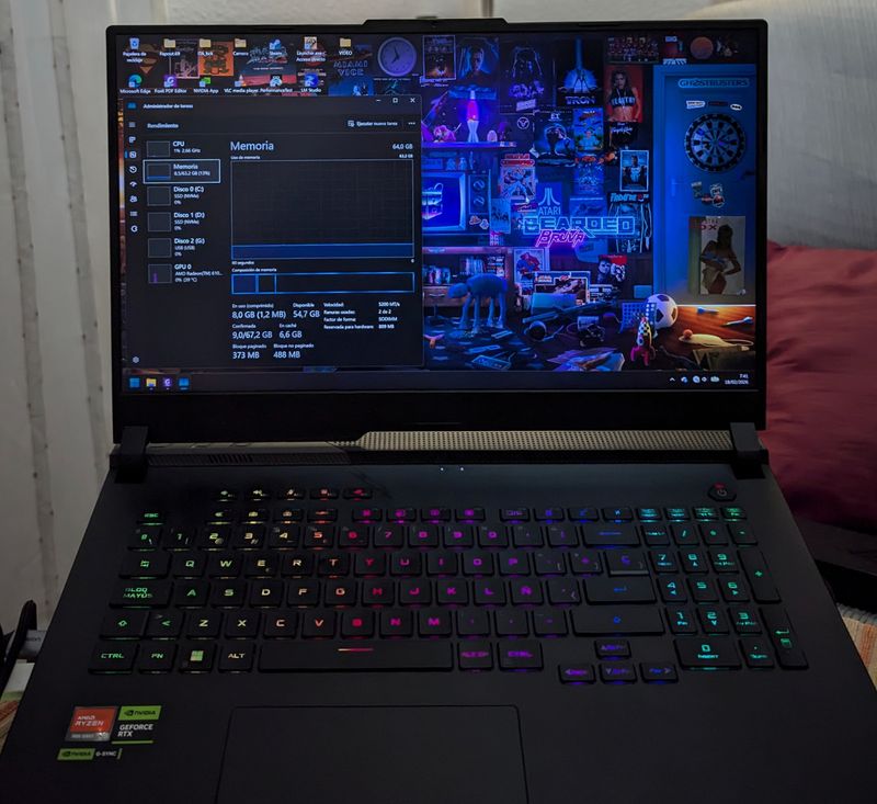 ASUS Rog Scar RYZEN 7945HX RTX 4090 64GB RAM afbeelding 2