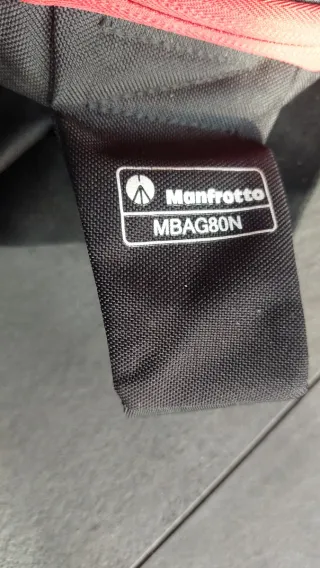 Funda para trípode negra y roja