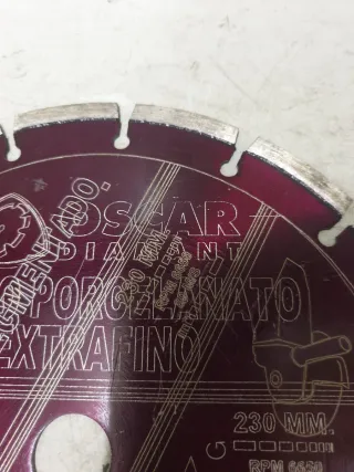 Disco de diamante 230mm porcelanico