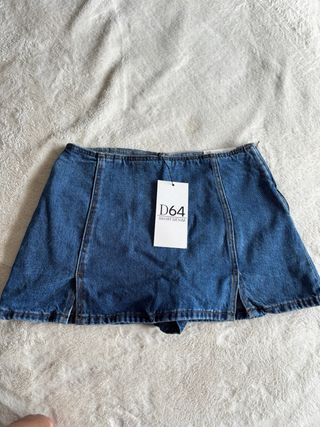 Falda pantalón vaquera Stradivarius