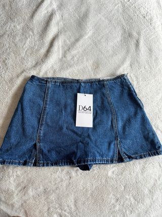 Falda pantalón vaquera Stradivarius