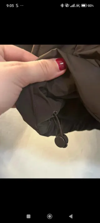 Chaqueta Zara marrón con cuello de pelo