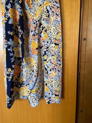 Vestito seta stampa floreale