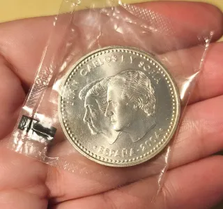 Moneta 12 euro 2004 Juan Carlos e Sofia