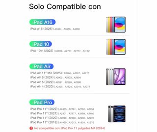 Teclado Inateck Retroiluminado iPad 10/11