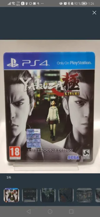 Yakuza Kiwami Steelbook PS4