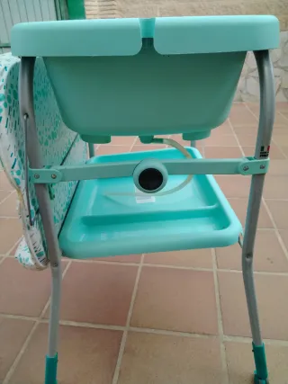 Bañera y cambiador bebé
