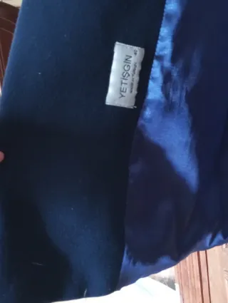 Cappotto lungo Conbipel blu