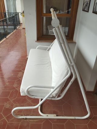 Balancín Grande Terraza/Jardín Blanco