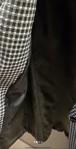 Blazer Zara Cuadro Vichy Mujer