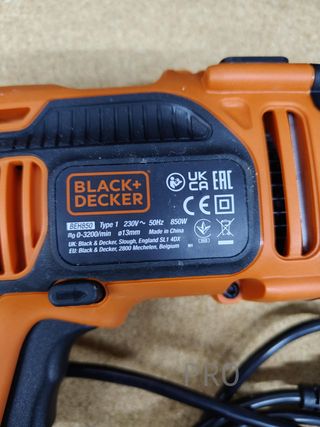 Taladro percutor 850W BLACK+DECKER