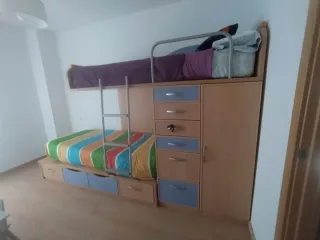 Litera madera multicolor con cajones