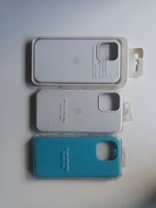 3 Carcasas silicona iPhone 12 Pro Max Apple