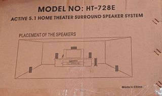 Sistema Home Theater HT-728E 5.1 Nuevo