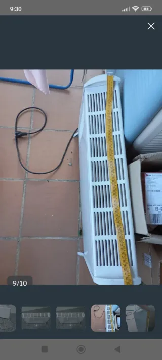 Estufa eléctrica blanca