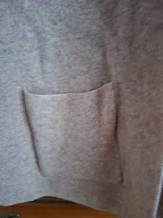 Chaqueta punto beige talla única