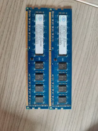 2x RAM Nanya 4GB 2Rx8 PC3-10600U