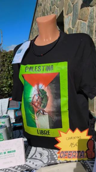 Camiseta Palestina solidaria