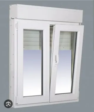 Ventana PVC Blanca Doble Hoja