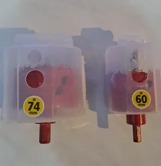 Sierras de corona 74mm y 60mm