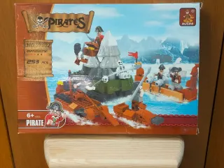 Juego construcción Ausini Piratas 253 piezas