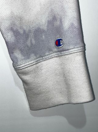 Sudadera Champion Tie-Dye Morada y Blanca