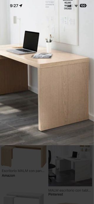 Mesa escritorio madera 150x65 Vendo por viaje