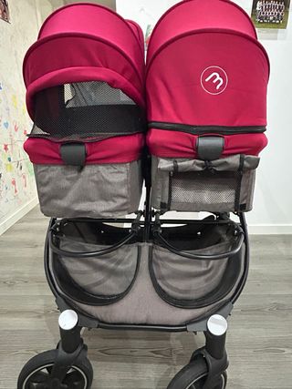 Carrito Gemelar Baby Monsters Easy Twin 4