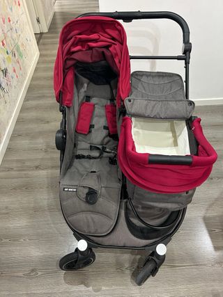 Carrito Gemelar Baby Monsters Easy Twin 4