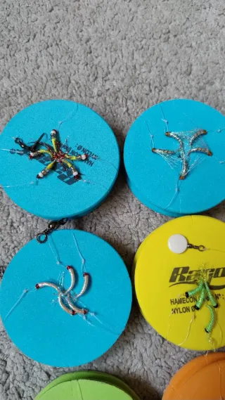 Lotto 70 mosche da pesca