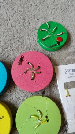 Lotto 70 mosche da pesca