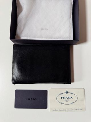 Portafogli Prada Uomo Nero