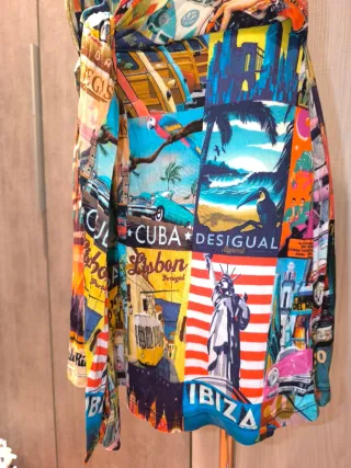 Vestido Desigual Verano Multicolor