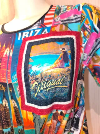 Vestido Desigual Verano Multicolor