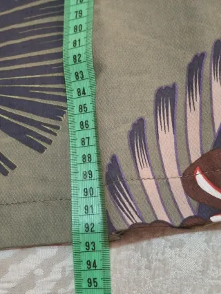 Vestido Anany verde estampado floral.Con etiqueta