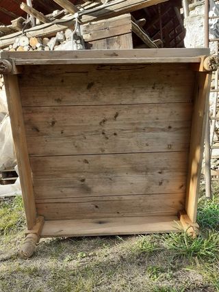 Tavolo quadrato legno massello 100x100